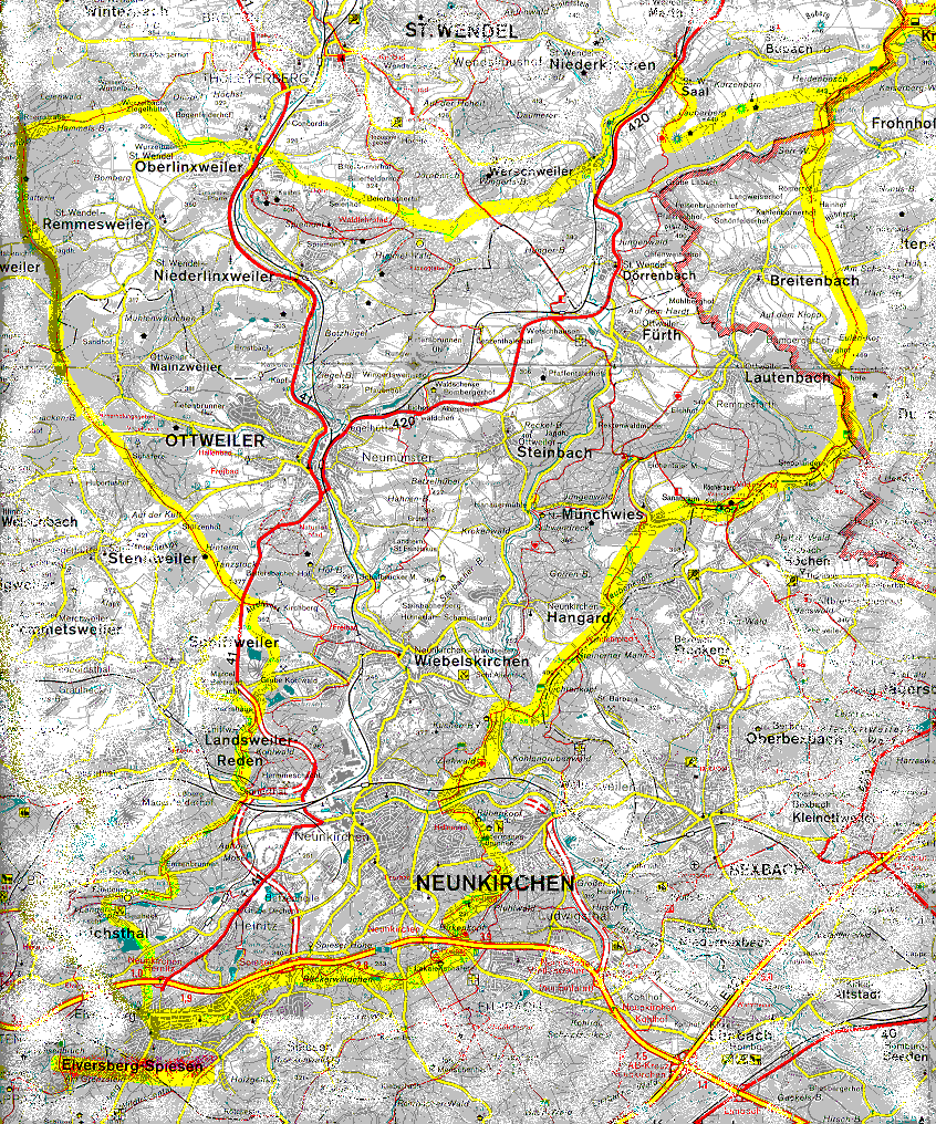 Krottelbachtour Karte