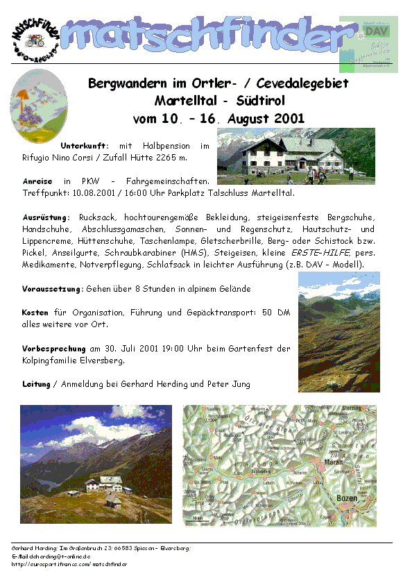 Marteltal-Bergtour 2001/08/10